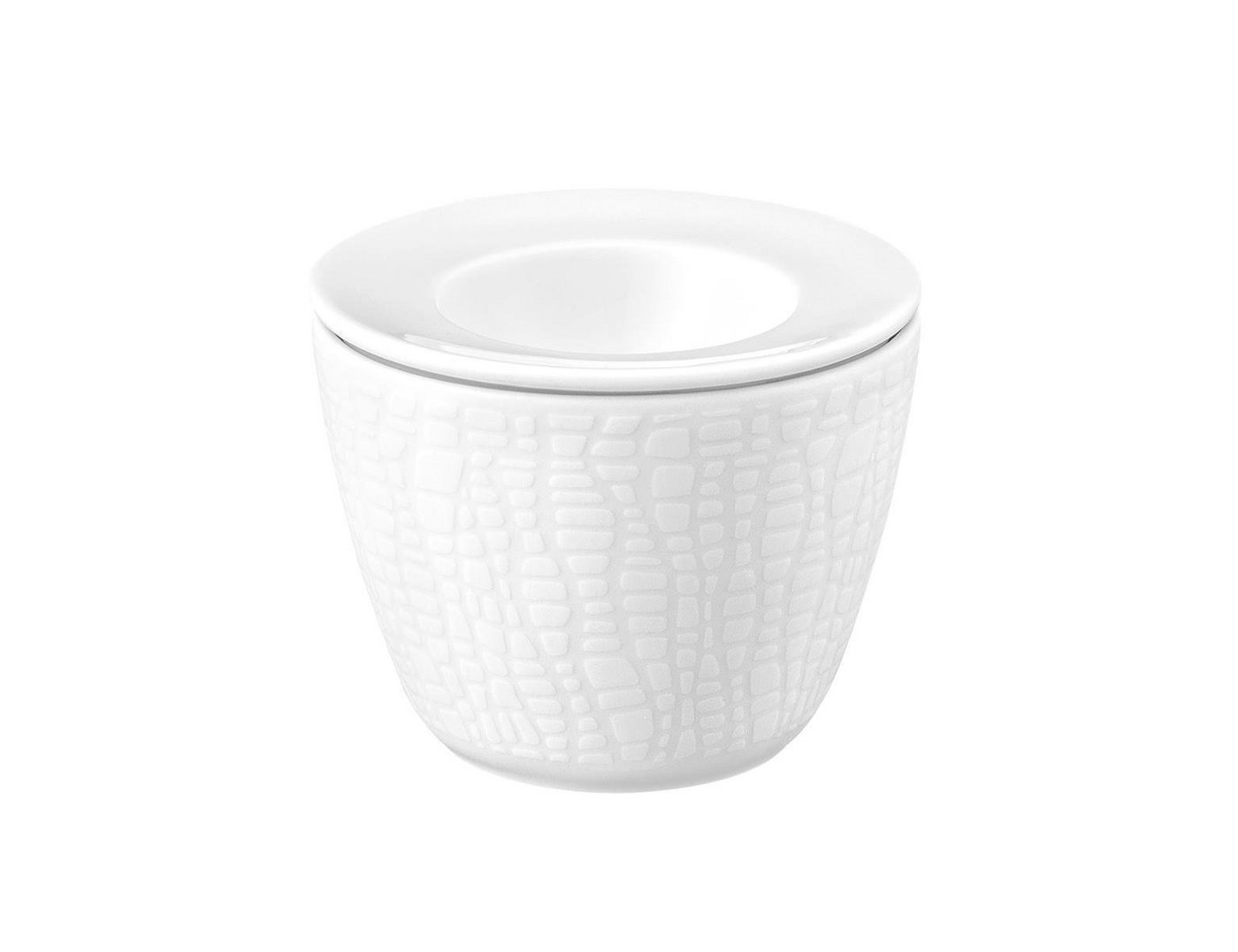 Seltmann Weiden Eierbecher Seltmann Weiden L Fashion luxury white Snack and Egg 2-tlg. von Seltmann Weiden