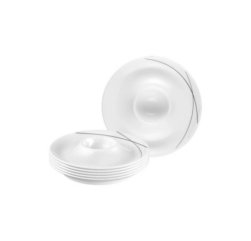 Seltmann Weiden Eierbecher Seltmann Weiden Trio Highline Eierbecher mit Ablage 6er Set, (Set) von Seltmann Weiden