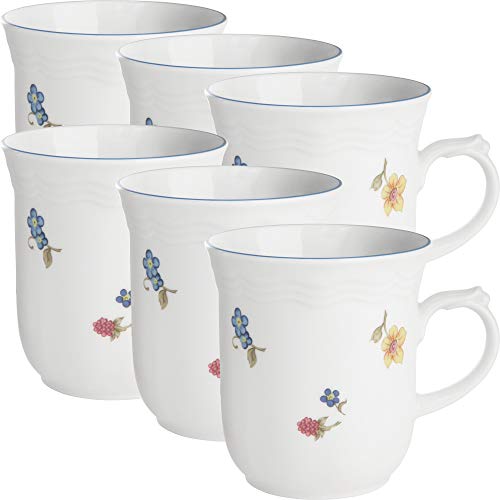 Seltmann, Porzellan, Weiden Kaffeebecher 6er-Pack Nostalgie Streublume weiß Seltmann, Porzellan, Weiden Kaffeebecher 6er-Pack Nostalgie Streublume weiß von VO design