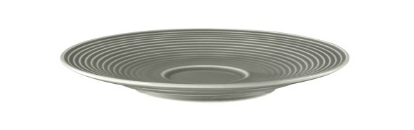 Seltmann Weiden Kombi-Untertasse groß 16,5 cm Beat 3 Perlgrau von Seltmann Weiden
