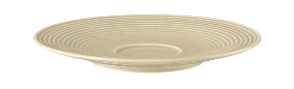 Seltmann Weiden Kombi-Untertasse groß 16,5 cm Beat 3 Sandbeige von Seltmann Weiden