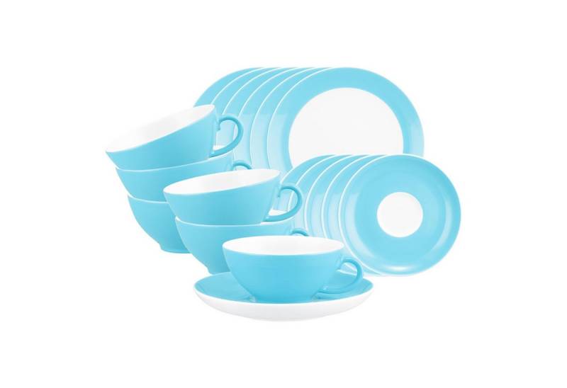 Seltmann Weiden Kombiservice Liberty Pure Colors Teeservice 18er Set (18-tlg), Porzellan von Seltmann Weiden