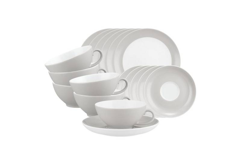 Seltmann Weiden Kombiservice Liberty Pure Colors Teeservice 18er Set (18-tlg), Porzellan von Seltmann Weiden