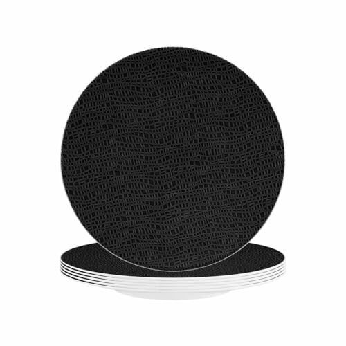 Seltmann Weiden Life Fashion Glamorous Black Frühstücksteller 6er Set, 22.5 cm, Runde Dessertteller mit modernem Strukturdesign, Mix & Match Geschirr, Porzellan, Schwarz/Weiß Seltmann Weiden Life Fashion Glamorous Black Frühstücksteller 6er Set, 22.5 cm, Runde Dessertteller mit modernem Strukturdesign, Mix & Match Geschirr, Porzellan, Schwarz/Weiß von Seltmann Weiden