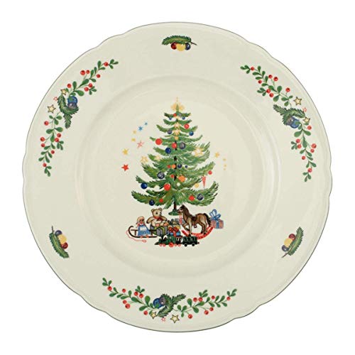 Seltmann Marieluise Weihnachten Speiseteller, Porzellan, Grün, 27 cm von Seltmann Weiden