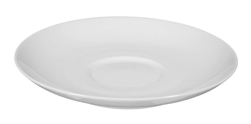 Seltmann Weiden Milchkaffeeuntertasse 16 cm Rondo/Liane 7 weiß von Seltmann Weiden