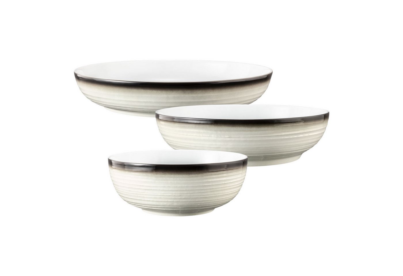 Seltmann Weiden Schale Terra Foodbowl Set 3er Set, Porzellan, (3x Schale, 3-tlg) von Seltmann Weiden