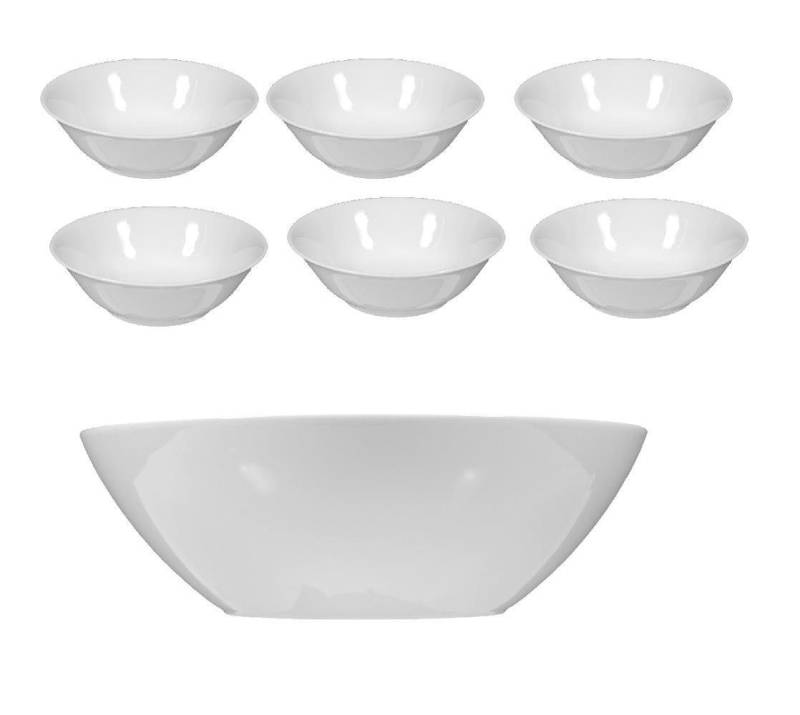 Seltmann Weiden Werkzeugbox Seltmann Weiden Rondo/Liane Schüssel 24 cm+ Dessertschale Set 7 tlg. (Spar-Set) von Seltmann Weiden