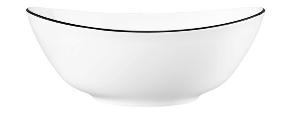 Seltmann Weiden Schüssel oval 5240  25,5 cm Modern Life 10826 Black Line von Seltmann Weiden