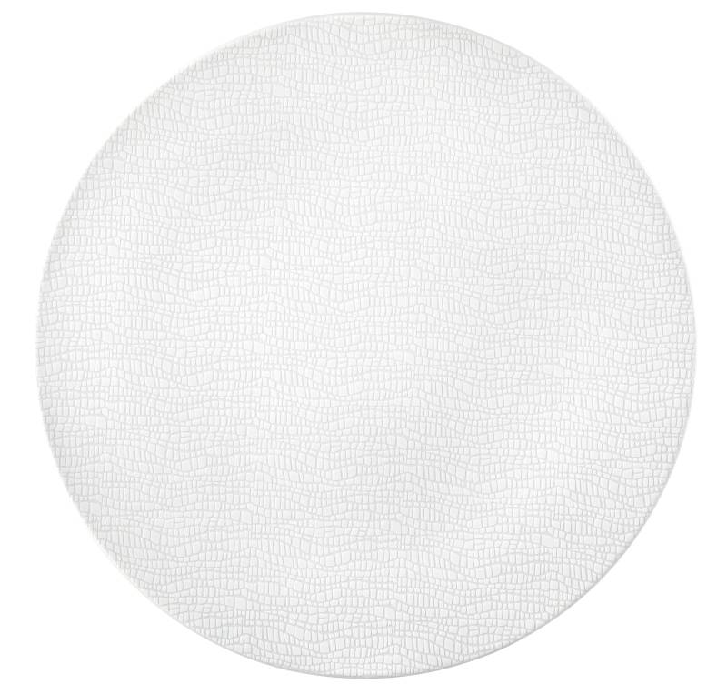 Seltmann Weiden Servierplatte rund flach 33 cm Life 25676 Fashion luxury white von Seltmann Weiden