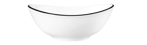 Seltmann Weiden Suppenschale oval 5238  16 cm Modern Life 10826 Black Line von Seltmann Weiden