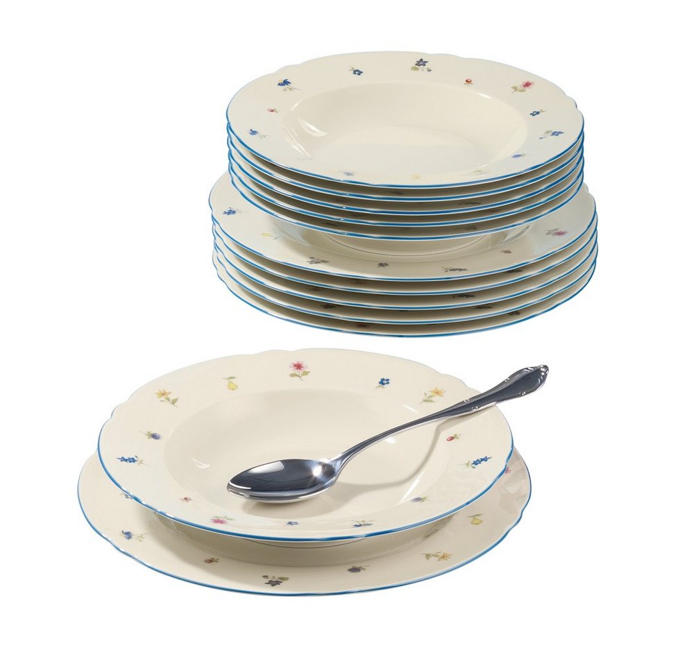 Seltmann Weiden Tafelservice Seltmann Weiden Marie Luise Streublume Tafel Service 12-tlg., 6 Personen, Porzellan Seltmann Weiden Tafelservice Seltmann Weiden Marie Luise Streublume Tafel Service 12-tlg., 6 Personen, Porzellan von Seltmann Weiden