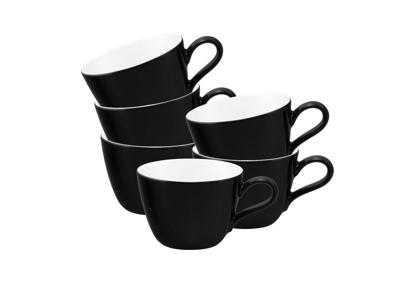 Seltmann Weiden Tasse Life Fashion Kaffeetassen 240 ml 6er Set, Porzellan von Seltmann Weiden