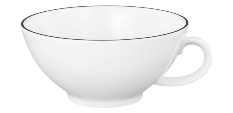 Seltmann Weiden Teeobertasse 0,14 l Lido 10826 Black Line von Seltmann Weiden