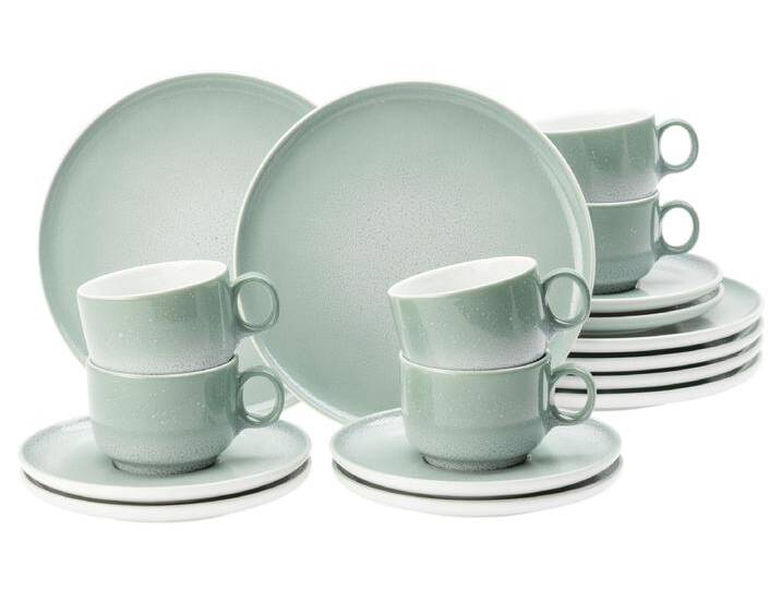 Kaffeeservice SELTMANN WEIDEN Sento Home, Geschirr-Set, 18-teilig , aura mint, 18 Stk., Porzellan, Geschirr-Sets, harmonisch geschwungene Form Kaffeeservice SELTMANN WEIDEN Sento Home, Geschirr-Set, 18-teilig , aura mint, 18 Stk., Porzellan, Geschirr-Sets, harmonisch geschwungene Form von Seltmann
