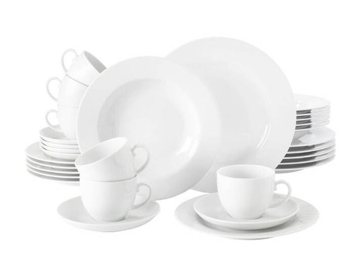 Kombiservice RONDO LIANE 30-teilig weiß Kombiservice RONDO LIANE 30-teilig weiß von Seltmann