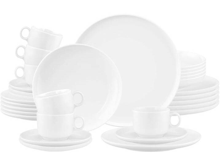 Kombiservice SELTMANN WEIDEN Sento Home, Geschirr-Set, 30-teilig , weiß, 30 Stk., Porzellan, Geschirr-Sets, harmonisch geschwungene Form Kombiservice SELTMANN WEIDEN Sento Home, Geschirr-Set, 30-teilig , weiß, 30 Stk., Porzellan, Geschirr-Sets, harmonisch geschwungene Form von Seltmann