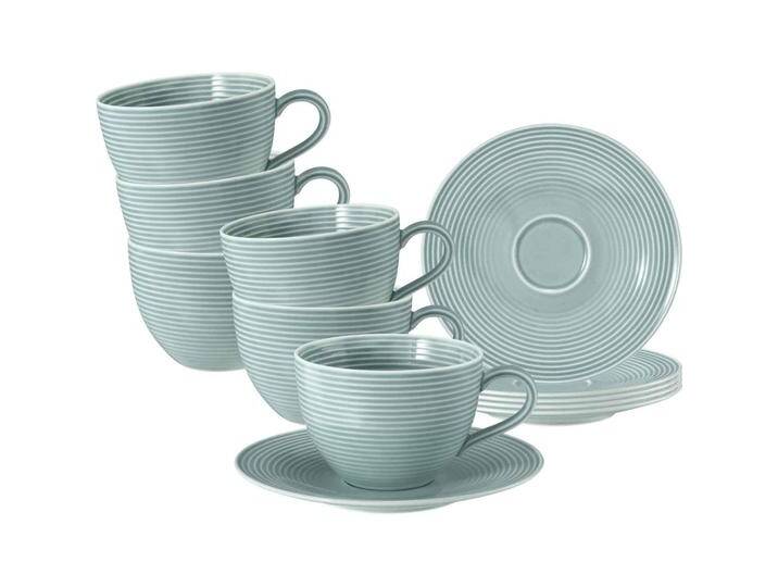 Seltmann, Tasse, Beat Color Glaze Teetassen mit Untertassen (140 ml, 6 x) von Seltmann