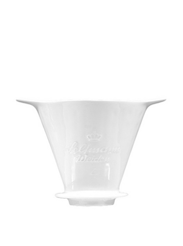 Seltmann 001.121679 Lukullus Porzellan Nr. 4 Filter, Weiß, 17,7cm x 12,5cm, 001121679 von Seltmann Weiden