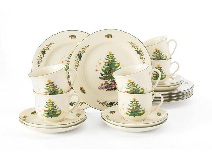 Seltmann Weiden Kaffeeservice Marie Luise Weihnachten Kaffeeservice 20-tlg., 6 Personen, Porzellan, bunt Seltmann Weiden Kaffeeservice Marie Luise Weihnachten Kaffeeservice 20-tlg., 6 Personen, Porzellan, bunt von Seltmann