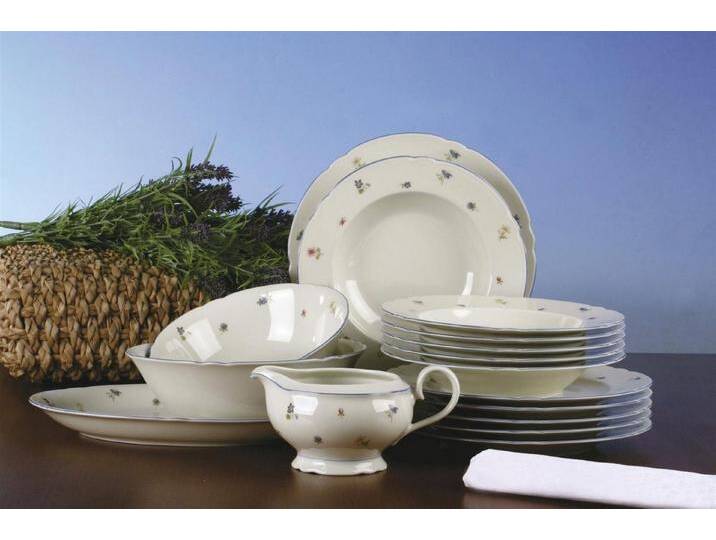Seltmann Weiden Tafelservice Marie Luise Streublume Tafel Service 16-tlg., 6 Personen, Porzellan, bunt von Seltmann