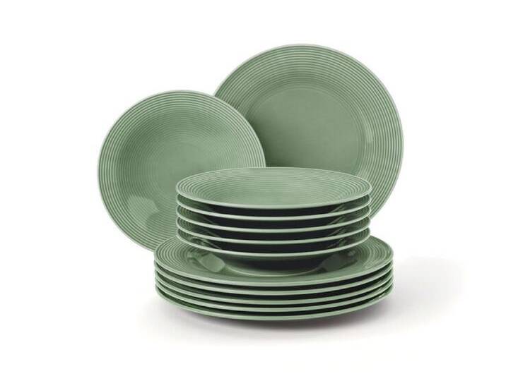 Tafelservice BEAT COLOR GLAZE 12-teilig salbeigrün Tafelservice BEAT COLOR GLAZE 12-teilig salbeigrün von Seltmann