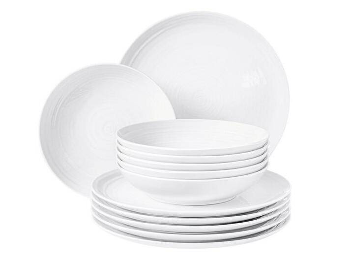 Tafelservice TERRA 12-teilig weiß von Seltmann