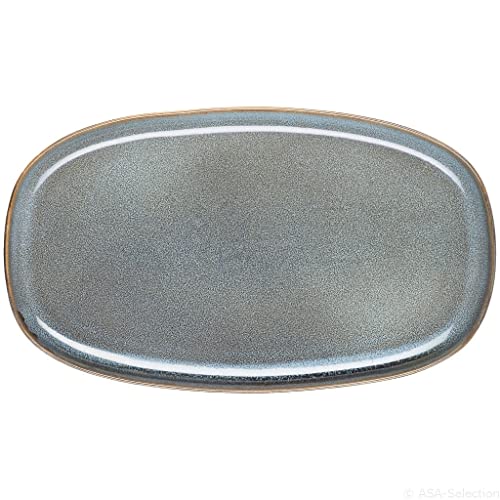 Teller Platte oval 31x18cm/H.2cm denim SAISONS ASA-Selection**2 (2 Stück) von Seltmann Weiden