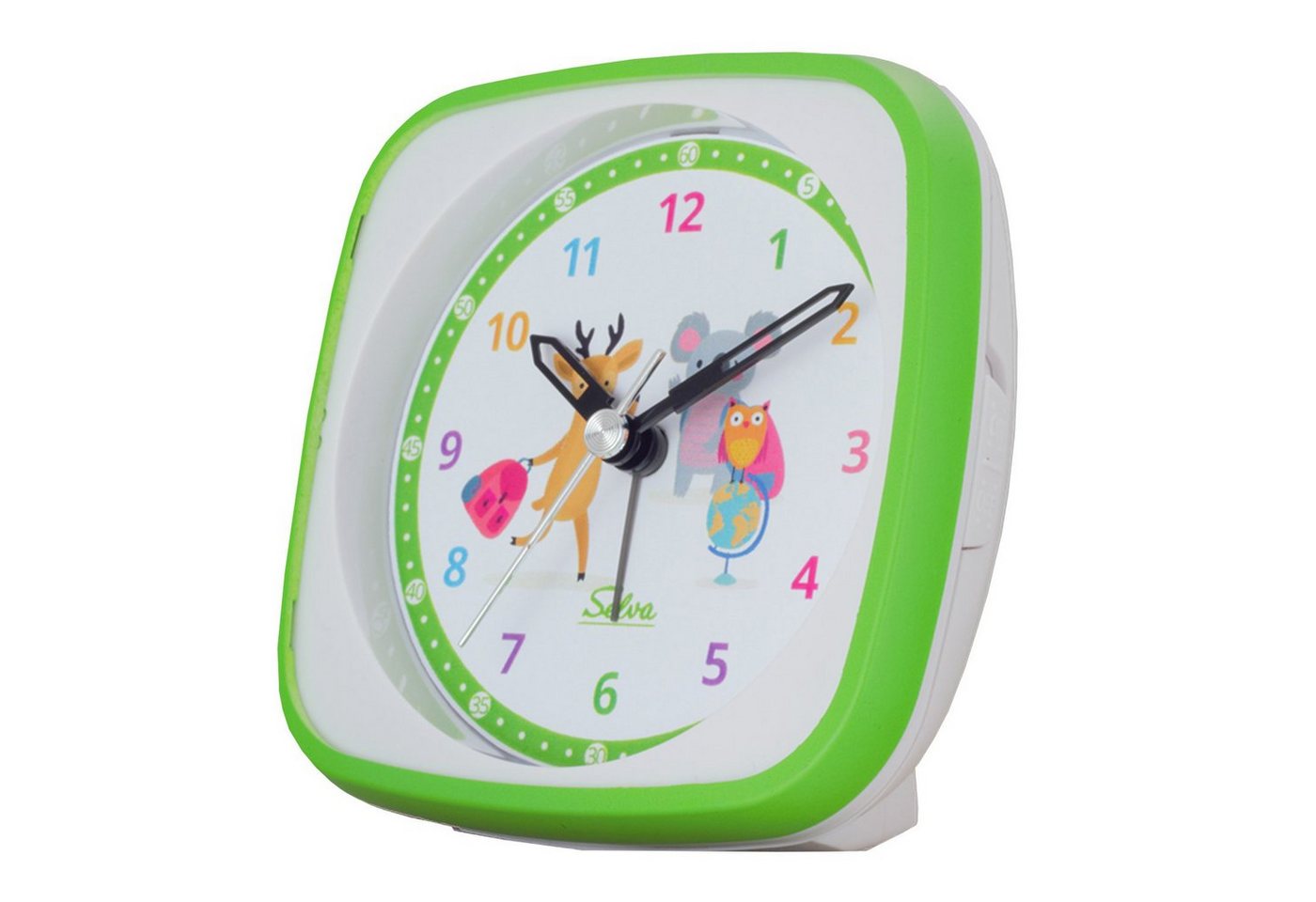 Selva Technik Wanduhr SELVA Exklusiv Kinderwecker, lautlos, analog, mit Licht von Selva Technik