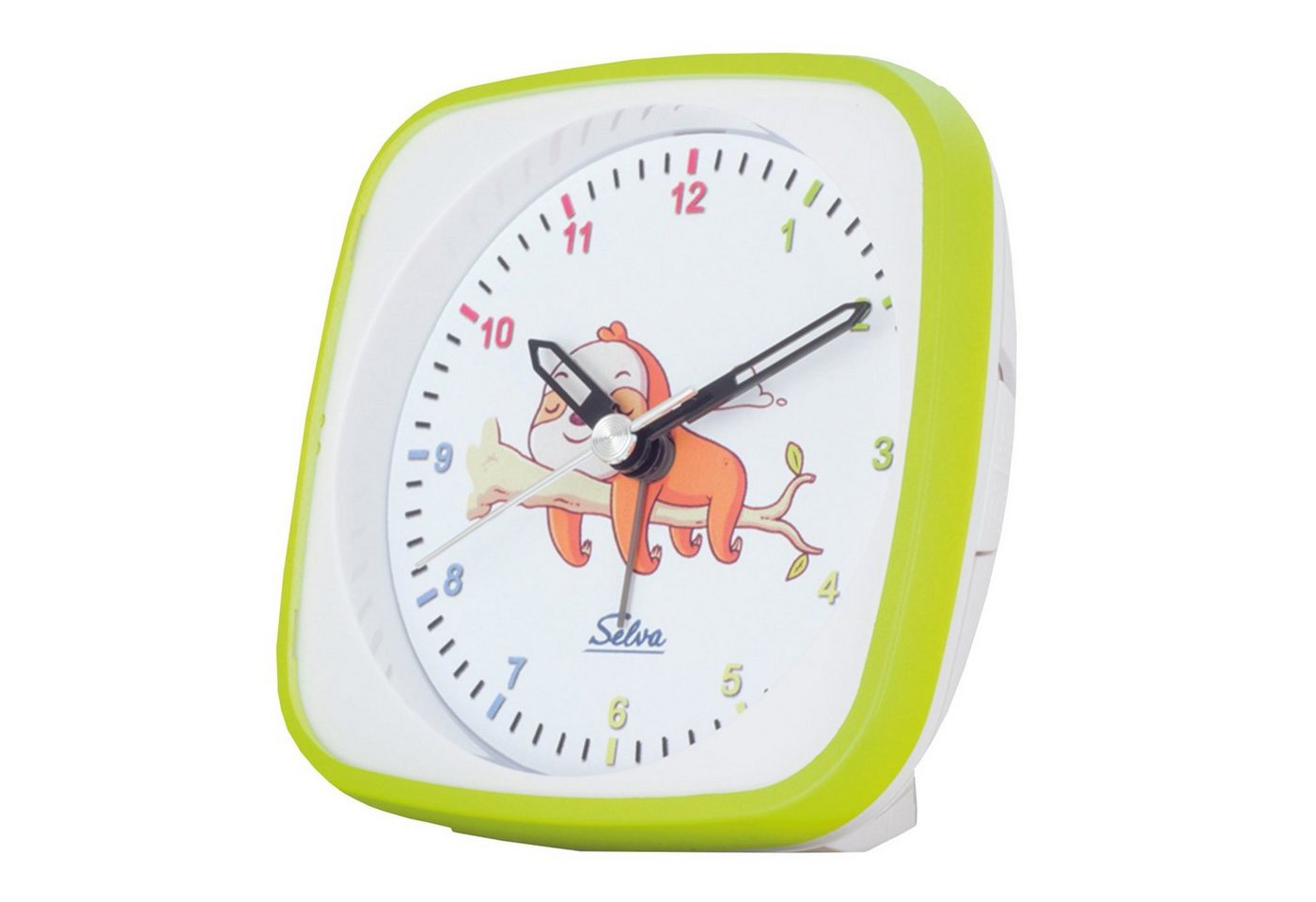 Selva Technik Wanduhr SELVA Exklusiv Kinderwecker, lautlos, mit Licht von Selva Technik