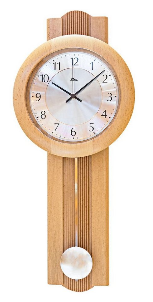 Selva Technik Wanduhr SELVA Funk-Pendelwanduhr Buche Dornbirn von Selva Technik