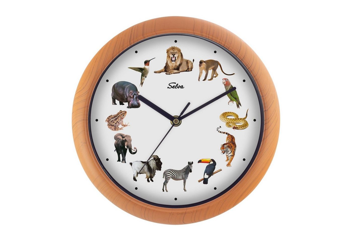 Selva Technik Wanduhr SELVA Hunde-Uhr - EXKLUSIV von Selva Technik