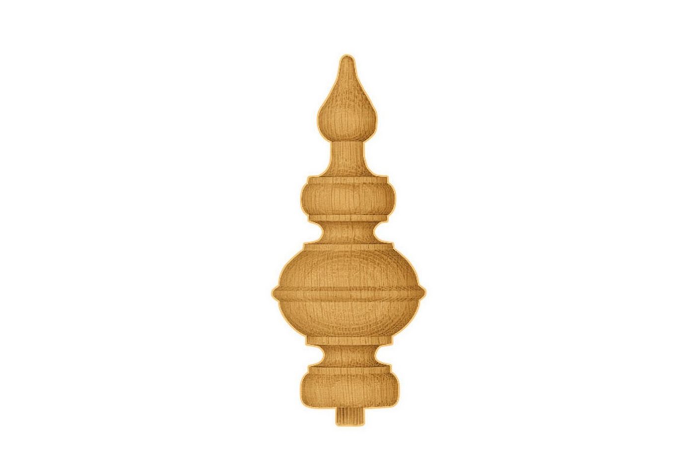 Selva Technik Wanduhr Zierteil gedrechselt Buche Holz Selva Technik Wanduhr Zierteil gedrechselt Buche Holz von Selva Technik