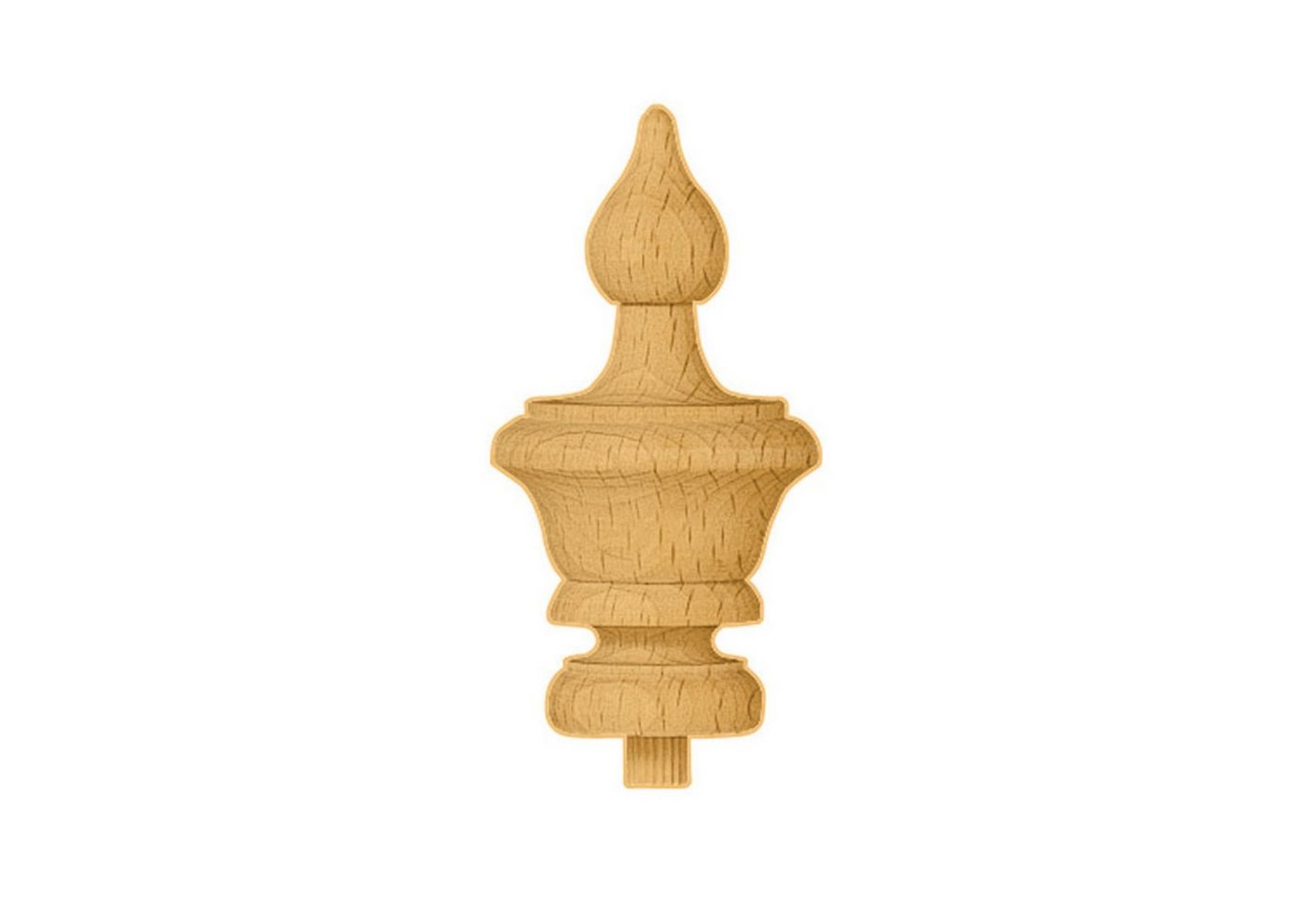Selva Technik Wanduhr Zierteil gedrechselt Buche Holz Selva Technik Wanduhr Zierteil gedrechselt Buche Holz von Selva Technik