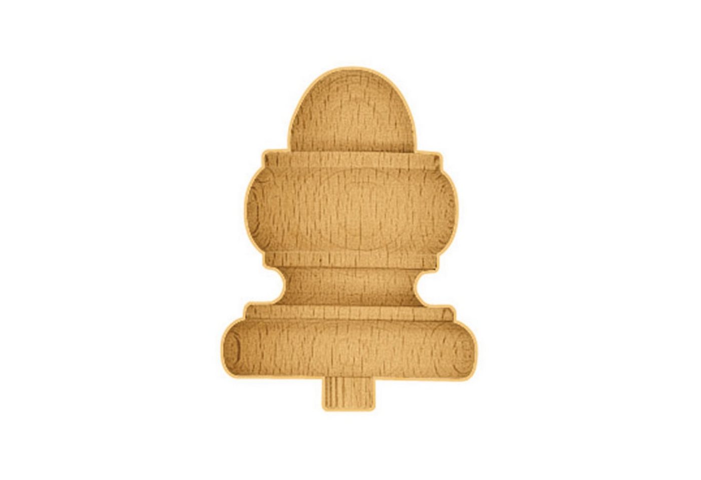 Selva Technik Wanduhr Zierteil gedrechselt Eiche Holz Selva Technik Wanduhr Zierteil gedrechselt Eiche Holz von Selva Technik