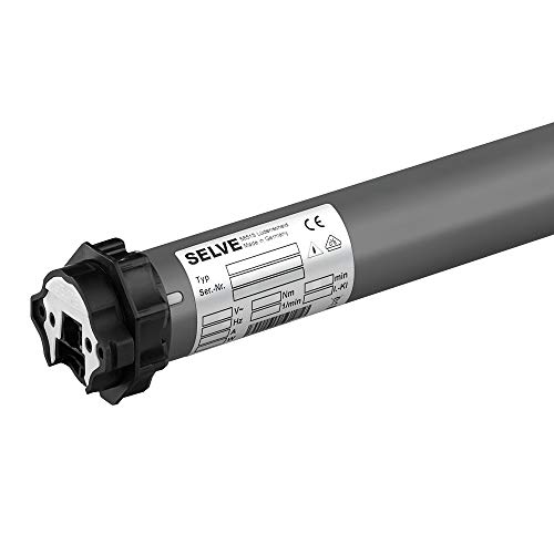 SELVE SE Pro 2/20 Ø45 Rollladenmotor für Welle SW 60, 17 U/min, inkl. SW 60 Wellenadapter, inkl. 2,5 m Kabel von Selve