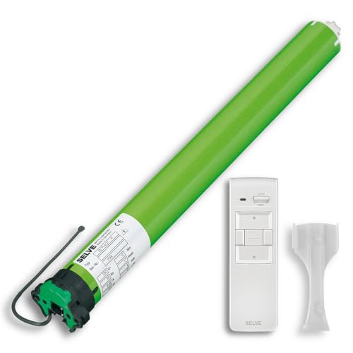 SELVE SEL Plus-RC, Funkmotor, inkl. Funksender, Adapter, Lager und 2,5 m Kabel, Leistung/Wellengröße:2/7 - für Achtkant-Welle SW 60 von Selve