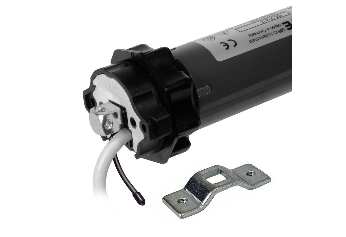 Selve Rollladenmotor SE Pro 2/10-RC Funk inkl. Adapterset SW60 Universal-Motorlager von Selve