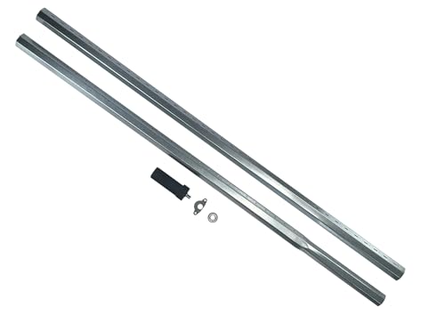 Selve Stahlwelle Set Rolladenwelle Steckwelle von 30-220 cm | Komplettset SW40 Rostfrei, inkl. allem (mit Gegenlager, 110) von Selve