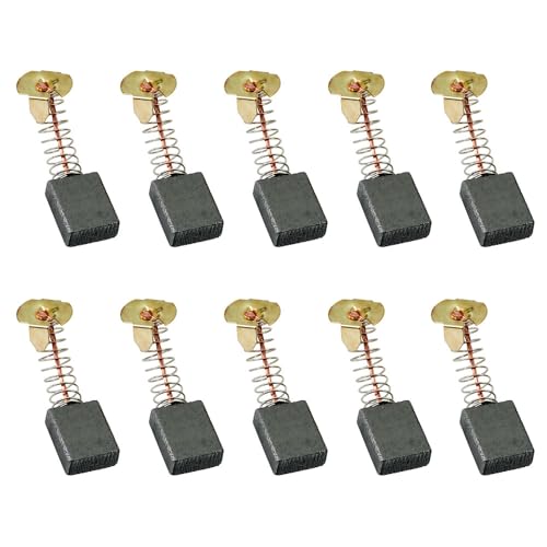Selyse 10 Stück Motorkohlebürsten Ersatz für Elektrowerkzeuge, Kohlebürsten für Bohrmaschinen, Winkelschleifer, Kreissägen, 6,5x13,5x18mm Selyse 10 Stück Motorkohlebürsten Ersatz für Elektrowerkzeuge, Kohlebürsten für Bohrmaschinen, Winkelschleifer, Kreissägen, 6,5x13,5x18mm von Selyse
