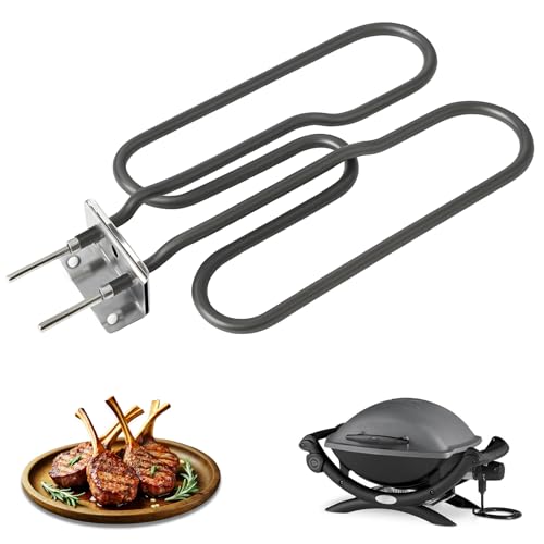 Ersatzteil Heizelement Kompatibel mit Weber 66631 80342 80343 65620 Q140 Q1400 Serie,Grill Rostfreie Stähle Heizspirale von Semaiki
