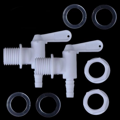 Semazz Getränkespender Zapfhahn,2 PCS Biereimer Zapfhahn BPA frei Kunststoff Wasser Zapfhahn Ersatz Haushalt Eimer Bier als Braueimer Zusätze für Main Braut Wiederverwendbare Verpackung von Semazz