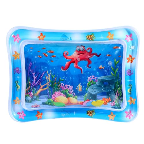 Semazz Tummy Wassermatte Baby,Wasserspielmatte Spielzeuge 3 6 9 Monate Baby Bauch-Zeit Wassermatte Wasser Spielen Matten Sensorisches Spielzeug für Mädchen Jungen Baby Geschenke Semazz Tummy Wassermatte Baby,Wasserspielmatte Spielzeuge 3 6 9 Monate Baby Bauch-Zeit Wassermatte Wasser Spielen Matten Sensorisches Spielzeug für Mädchen Jungen Baby Geschenke von Semazz