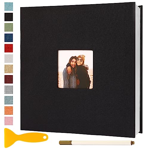 Fotoalbum Selbstklebend 28x27 Groß Fotoalbum Zum Einkleben Scrapbook Selbstgestalten Photo Album Fotobuch Baby Hochzeit Gästebuch Erinnerungsbuch Urlaub Briefmarkenalbum Geburtstag, 40 Seiten Schwarz Fotoalbum Selbstklebend 28x27 Groß Fotoalbum Zum Einkleben Scrapbook Selbstgestalten Photo Album Fotobuch Baby Hochzeit Gästebuch Erinnerungsbuch Urlaub Briefmarkenalbum Geburtstag, 40 Seiten Schwarz von Semfalbuums