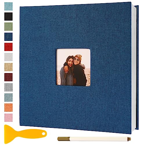 Fotoalbum Selbstklebend 28x27 Groß Fotoalbum Zum Einkleben Scrapbook Selbstgestalten Photo Album Fotobuch Baby Hochzeit Gästebuch Erinnerungsbuch Urlaub Briefmarkenalbum Geburtstag, 40 Seiten Blau Fotoalbum Selbstklebend 28x27 Groß Fotoalbum Zum Einkleben Scrapbook Selbstgestalten Photo Album Fotobuch Baby Hochzeit Gästebuch Erinnerungsbuch Urlaub Briefmarkenalbum Geburtstag, 40 Seiten Blau von Semfalbuums