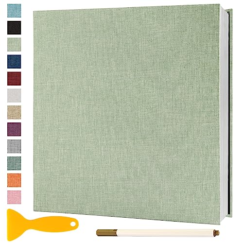 Fotoalbum Selbstklebend 28x27 Groß Fotoalbum Zum Einkleben Scrapbook Selbstgestalten Photo Album Fotobuch Hochzeit Gästebuch Baby Erinnerungsbuch Urlaub Briefmarkenalbum Geburtstag, 40 Seiten Grasgrün Fotoalbum Selbstklebend 28x27 Groß Fotoalbum Zum Einkleben Scrapbook Selbstgestalten Photo Album Fotobuch Hochzeit Gästebuch Baby Erinnerungsbuch Urlaub Briefmarkenalbum Geburtstag, 40 Seiten Grasgrün von Semfalbuums
