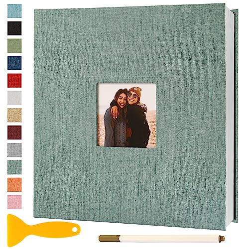 Fotoalbum Selbstklebend 33x32 Groß Fotoalbum Zum Einkleben Scrapbook Selbstgestalten Photo Album Fotobuch Baby Hochzeit Gästebuch Erinnerungsbuch Urlaub Briefmarkenalbum Geburtstag, 40 Seiten Grün Fotoalbum Selbstklebend 33x32 Groß Fotoalbum Zum Einkleben Scrapbook Selbstgestalten Photo Album Fotobuch Baby Hochzeit Gästebuch Erinnerungsbuch Urlaub Briefmarkenalbum Geburtstag, 40 Seiten Grün von Semfalbuums