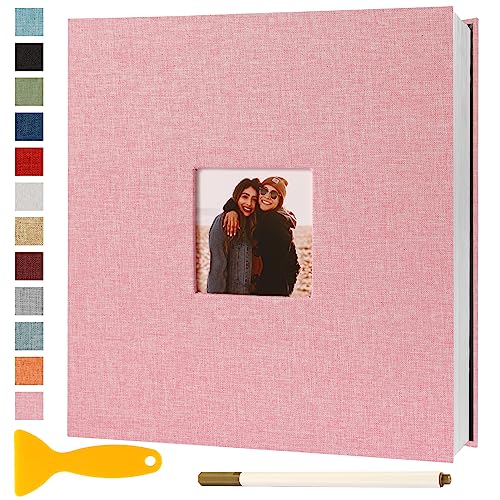 Fotoalbum Selbstklebend 33x32 Groß Fotoalbum Zum Einkleben Scrapbook Selbstgestalten Photo Album Fotobuch Baby Hochzeit Gästebuch Erinnerungsbuch Urlaub Briefmarkenalbum Geburtstag, 60 Seiten Rosa Fotoalbum Selbstklebend 33x32 Groß Fotoalbum Zum Einkleben Scrapbook Selbstgestalten Photo Album Fotobuch Baby Hochzeit Gästebuch Erinnerungsbuch Urlaub Briefmarkenalbum Geburtstag, 60 Seiten Rosa von Semfalbuums