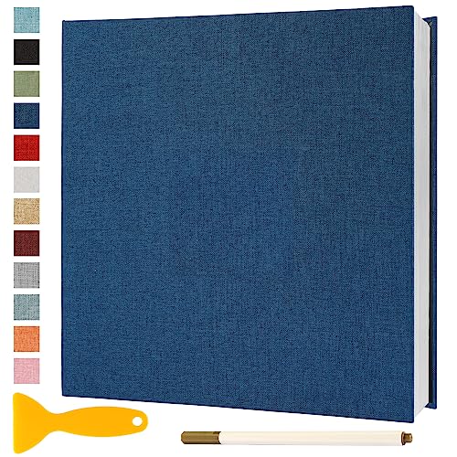 Fotoalbum Selbstklebend 33x32 Groß Fotoalbum Zum Einkleben Scrapbook Selbstgestalten Photo Album Fotobuch Hochzeit Gästebuch Baby Erinnerungsbuch Urlaub Briefmarkenalbum Geburtstag, 40 Seiten Blau Fotoalbum Selbstklebend 33x32 Groß Fotoalbum Zum Einkleben Scrapbook Selbstgestalten Photo Album Fotobuch Hochzeit Gästebuch Baby Erinnerungsbuch Urlaub Briefmarkenalbum Geburtstag, 40 Seiten Blau von Semfalbuums