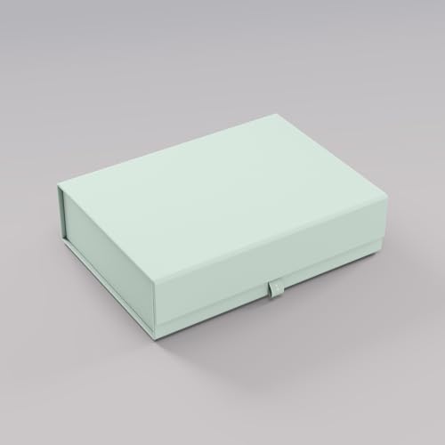 Semikolon 371367 Aufbewahrungsbox 4Rooms - Größe M, 23,5 x 32 x 8,5 cm - Geschenkbox - Design Moss von Semikolon
